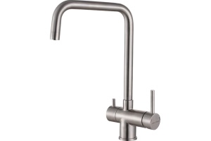 Смеситель для кухни Paulmark Wetter нержавеющая сталь 