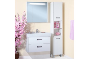 Мебель для ванной Бриклаер Палермо 80/3 подвесная, с 2 ящиками