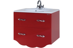 Тумба для комплекта Bellezza Версаль 80 красная
