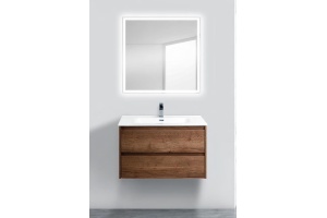 Комплект мебели BelBagno Kraft 80 темное дерево