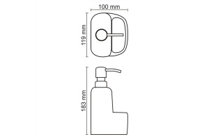 8499 Дозатор с емкостью для губки - 3