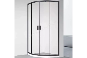 Душевой уголок Veconi Rovigo 100х100, черный (RV01B-100-01-C7)
