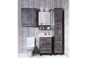 Шкаф Бриклаер Чили 62 цемент - 2