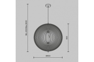 Подвесной светильник Maytoni Roots MOD197PL-01W2 - 2