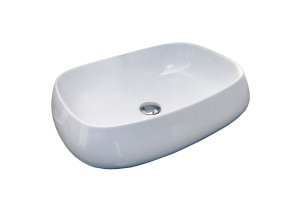 Раковина накладная Ceramalux N 56 белый (9243)