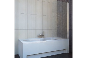 Шторка на ванну Koller Pool Waterfall Line QP93 R Chrome Grape