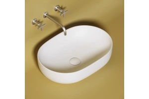 Раковина накладная Ceramica Nova Element 60х41.5 белый-матовый - 2