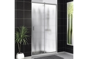 Душевая дверь в нишу BelBagno Uno 110х195 профиль хром стекло рифленое