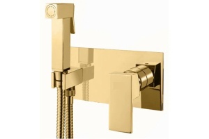 Гигиенический душ со смесителем Cezares Unika золото (UNIKA-DIF-03/24)