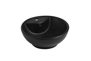 Раковина накладная ABBER Bequem 46 черная матовая (AC2101MB)