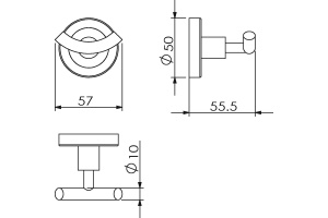 Крючок Langberger Burano 11032B - 2