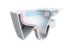 Чаша для подвесного унитаза Vitra Metropole белый, без сиденья (7672B003-1686) - 2