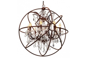 Подвесная люстра Loft it Foucaults Orb Crystal LOFT1897/8