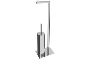 Ершик для унитаза напольный Excellent Riko хром