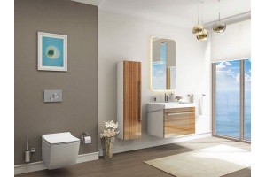 Унитаз подвесной Creavit TP324 с биде, сиденье микролифт - 2