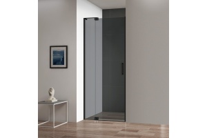 Душевая дверь в нишу CEZARES SLIDER-B-1-80/90-GRIGIO-NERO