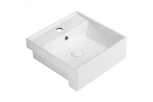Накладная раковина Abber Rechteck 41 белая