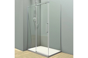 Душевой уголок Veconi Rovigo 140х80 профиль хром (RV071-14080PR-01-19C4) - 2