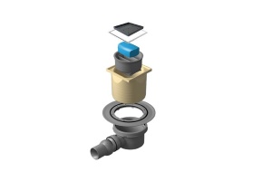 Душевой трап Pestan Confluo Standard Dry 1 Ceramik 10x10 - 3