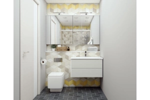 Модуль д/зерк Брук 20 Дуб Латте - 2