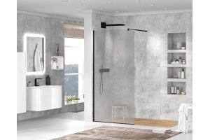 Душевая перегородка Cezares Liberta-L-1-110-GR-NERO - 2