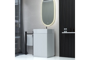 Тумба под раковину Sanvit Рольф мини 60 напольная белая - 2