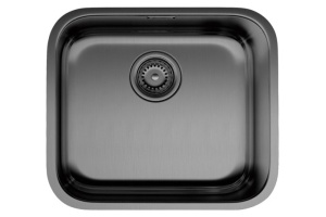Мойка кухонная Omoikiri Omi 49-U GM вороненая сталь