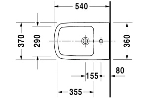 Биде подвесное Duravit DuraStyle (2287150000) - 3