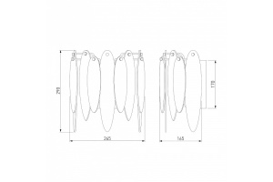 Подвесной светильник Bogate's Canaria 324/1 - 2