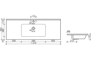 Раковина Ceramica Nova Element CN7006 - 2