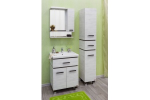 Зеркало-шкаф Sanflor Техас 60 венге, северное дерево светлое, R - 2