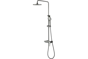 Душевая стойка Lemark Bronx LM3760GM графит