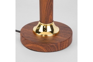 Настольная лампа декоративная Eurosvet Lorenzo 60019/1 орех - 2