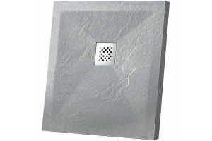 Поддон для душа Vincea 100х100 серый матовый