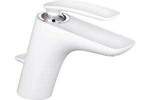 Смеситель для раковины Kludi  белый, хром (520239175)