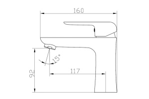 Смеситель Kaiser Glory 69211 для раковины, белый - 2