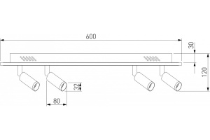 Накладной светильник Eurosvet Strake 90268/4 белый - 3