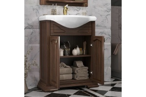 Тумба под раковину Opadiris Риспекто 65 темное дерево - 2