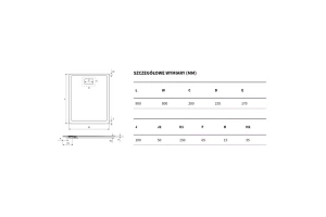 Поддон для душа EXCELLENT Lavano 80x90 бежевый - 3