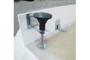 Поддон для душа Good Door Пента 100x100 с ножками и экраном - 3