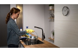 Смеситель Hansgrohe Metris 14822000 для кухонной мойки - 3