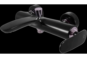 Смеситель для ванны с душем Rav Slezak Tigris черный матовый - хром