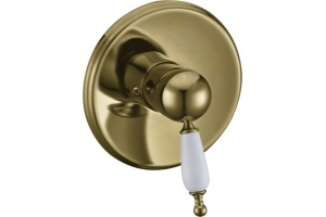 Смеситель для душа встроенный Boheme Medici бронза с черной керамикой