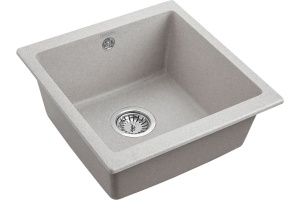 Мойка кухонная Paulmark Brilon 45 серый матовый - 2