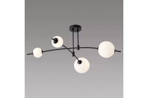 Люстра на штанге iLedex Epical 6827-4 BK+WH