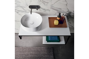 Раковина накладная Kerasan Nolita 40 белый (534401) - 2