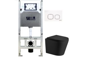 Комплект Weltwasser AMBERG 506 ST + SALZBACH 004 MT-BL + AMBERG RD-WT (10000006934)