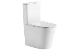 Унитаз ABBER Bequem AC1112TMW компакт белый матовый, безободковый
