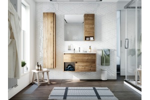 Зеркало STWORKI Карлстад 90 R, дуб рустикальный - 2