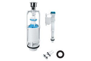 Арматура смывная, 1-ур, нижний подвод, тип А, IDDIS, F012400-0004